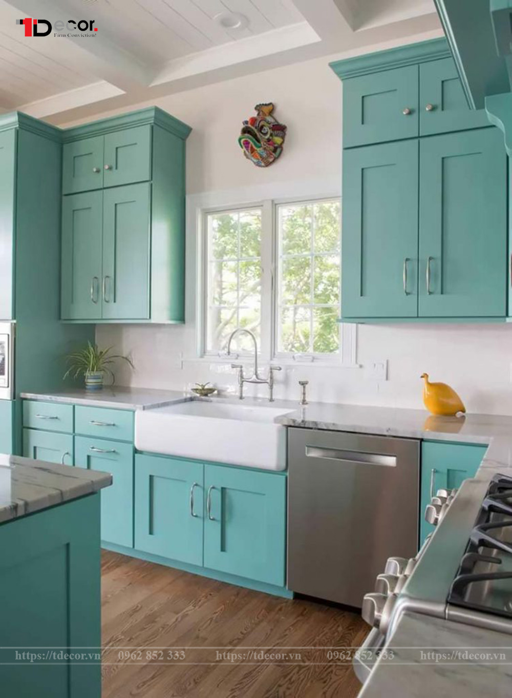 Ý nghĩa màu Turquoise trong thiết kế nội thất