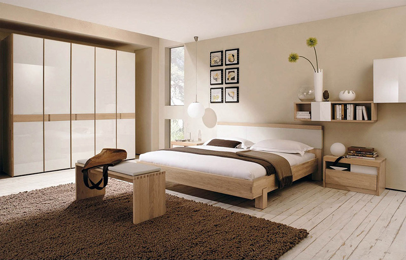 Thiết kế phòng ngủ 11m2 phong cách tối giản
