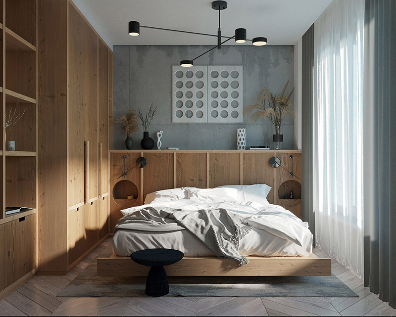 thiết kế phòng ngủ nhỏ đơn giản