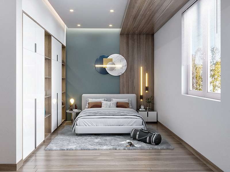 Các bố trí nội thất phòng ngủ nhà ống đẹp hiện đại tăng diện tích sử dụng