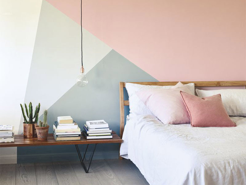 Bảng màu pastel cho decor phòng ngủ đẹp