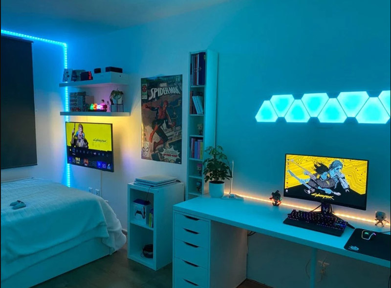 Decor phòng ngủ gaming 