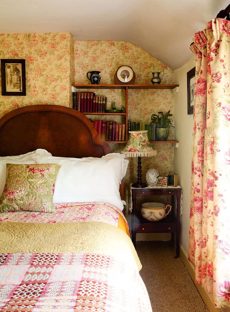 Decor phòng ngủ phong cách vintage 