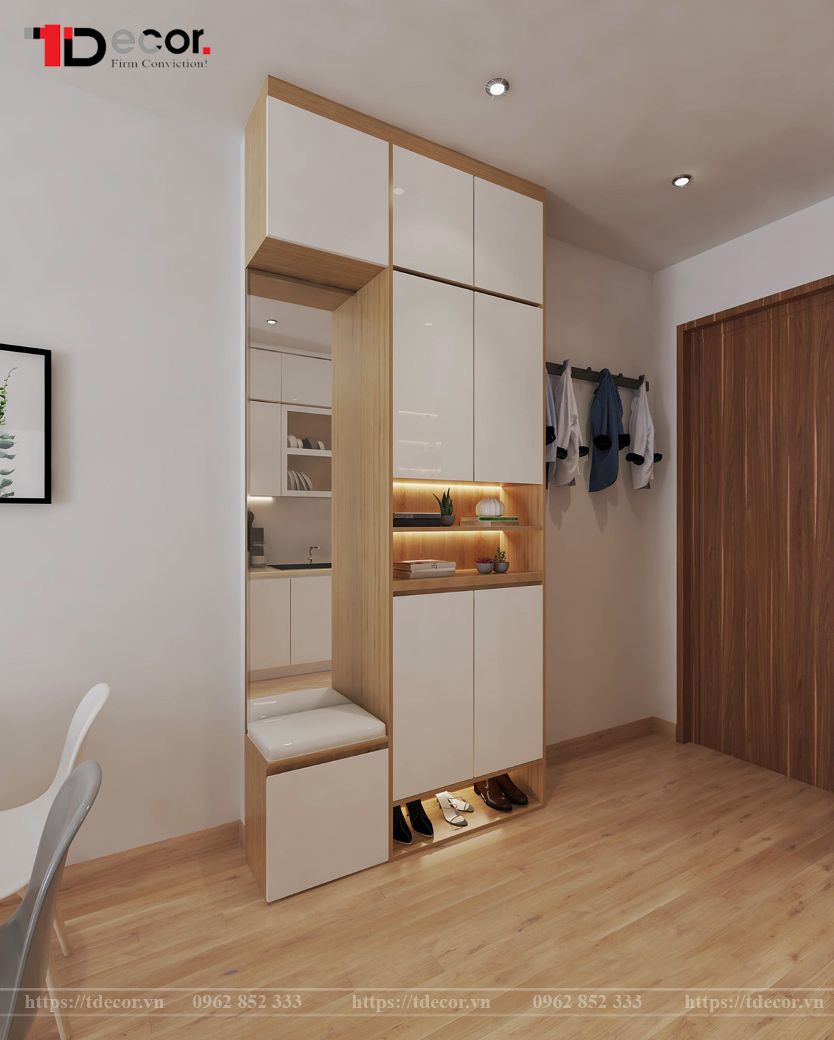 Thiết kế nội thất căn hộ Vinhomes Smart City 55m2 