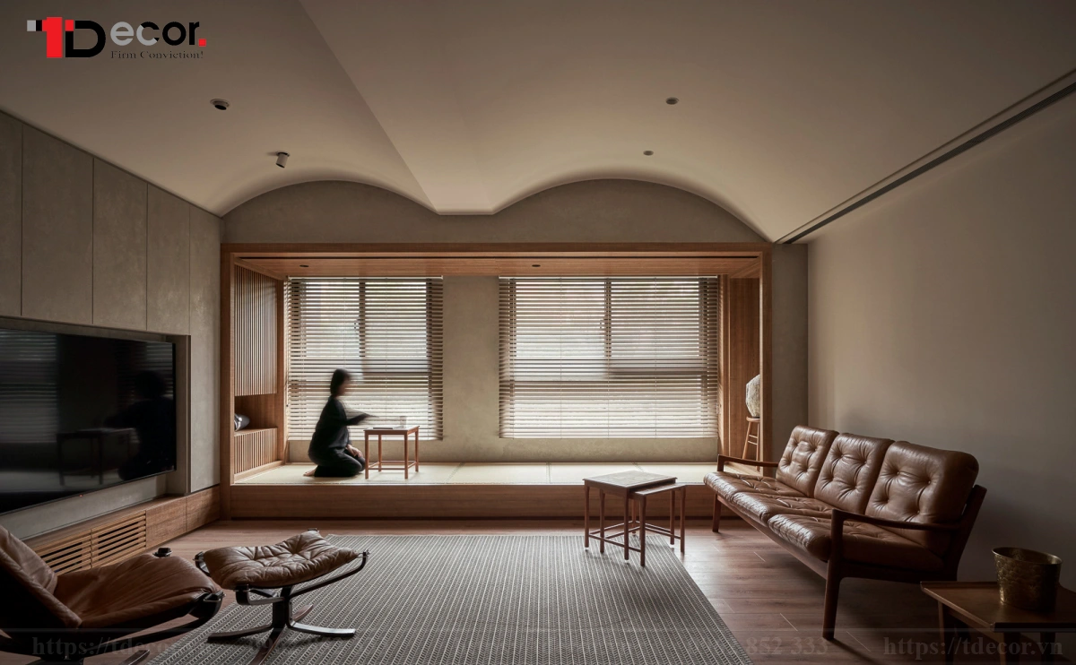 Phòng khách Nhật Bản hiện đại 